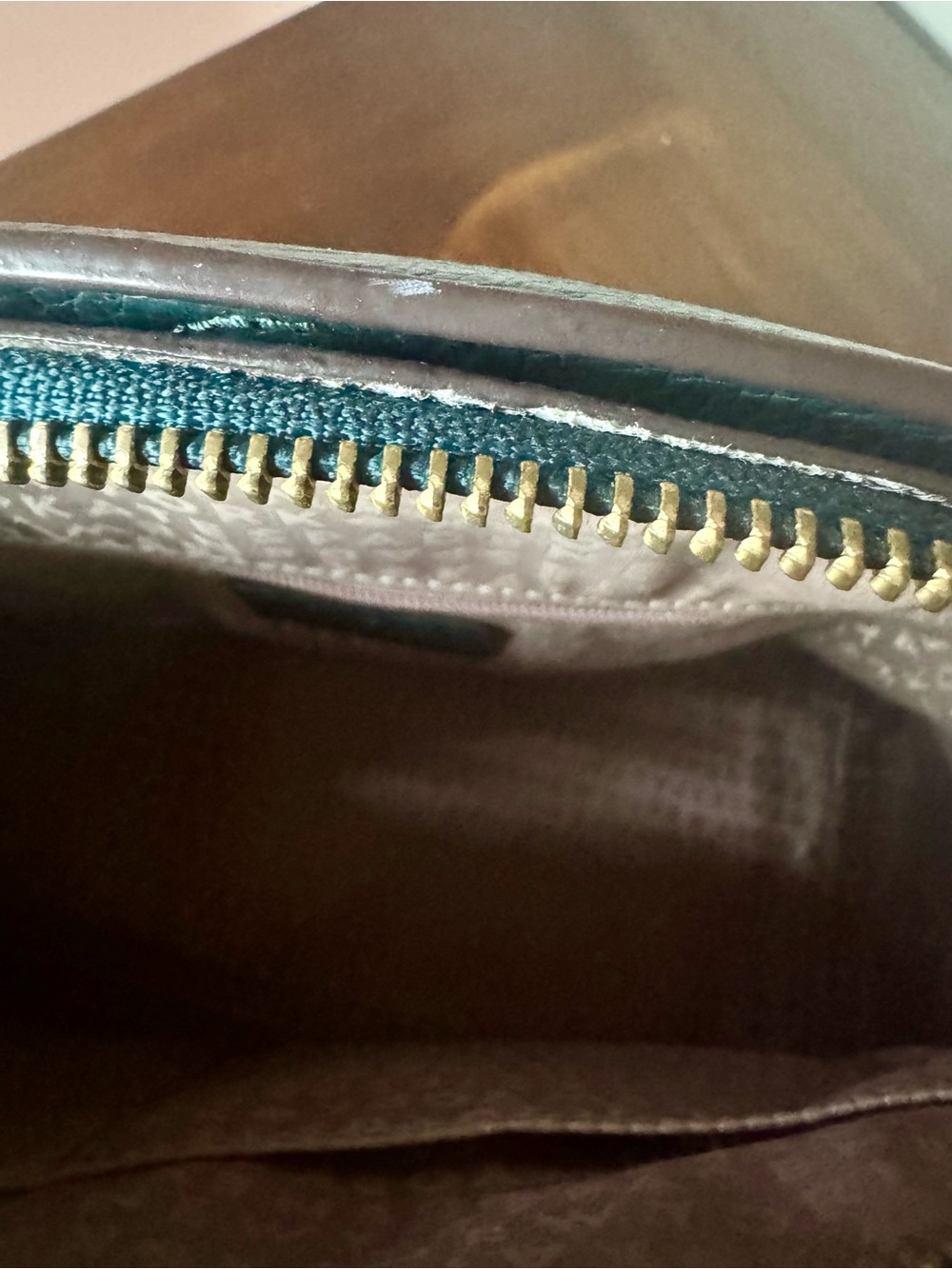 kate spade Dark Green Leather Dome Satchel - Picture 9 of 9